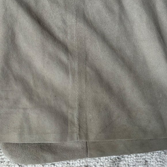 Alan Bilzerian Tan One-Button Suede Blazer Sz IT 44 (US 10-12 Large) - Picture 12 of 16